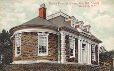 Morton Memorial Library Pine Hill, New York Postcard