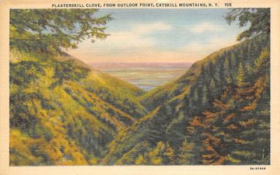 Plaaterskill Clove Catskill Mts Plaaterkill, New York Postcard