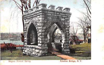 Wagner Mineral Spring Palatine Bridge, New York Postcard