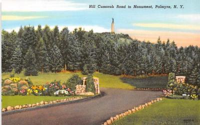 Hill Cumorah Road to Monument Palmyra, New York Postcard