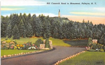 Hill Cumorah Road to Monument Palmyra, New York Postcard
