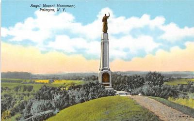 Angel Moroni Monument Palmyra, New York Postcard