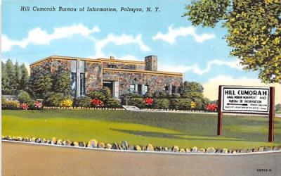 Hill Cumorah Bureau of Information Palmyra, New York Postcard