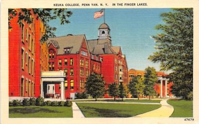 Keuka College Penn Yan, New York Postcard
