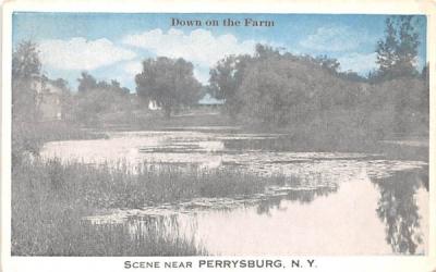 Down on the Farm Perrysburg, New York Postcard