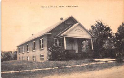 Peru Grange New York Postcard
