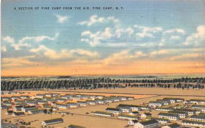 Pine Camp from the Air New York Postcard