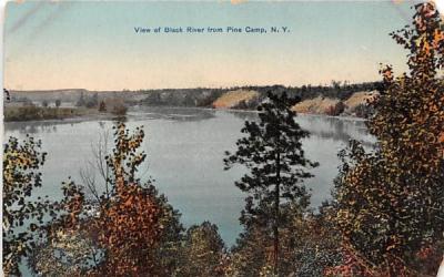 Black River Pine Camp, New York Postcard