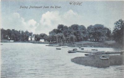 From the River Plattmount, New York Postcard