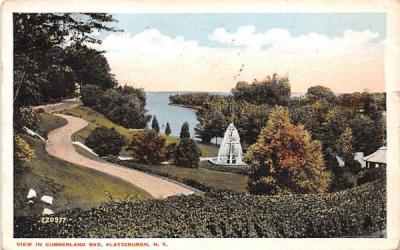 Cumberland Bay Plattsburg, New York Postcard