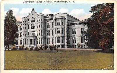 Champlain Valley Hospital Plattsburg, New York Postcard