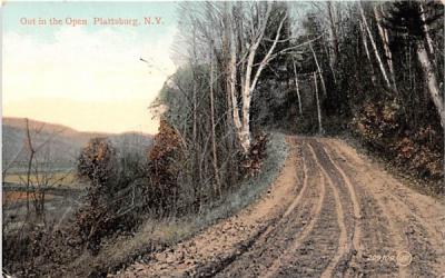 Out in the Open Plattsburg, New York Postcard