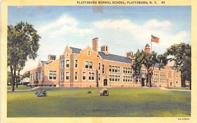 Plattsburg Normal School New York Postcard