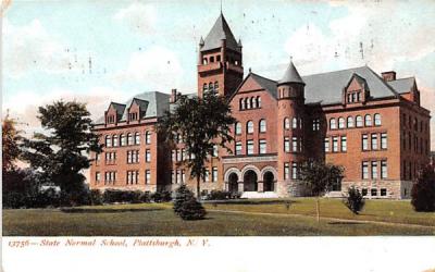 State Normal School Plattsburg, New York Postcard
