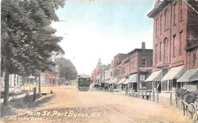 Main Street Port Byron, New York Postcard