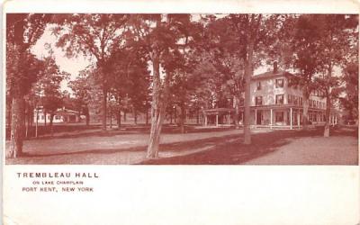 Trembleau Hall Port Kent, New York Postcard