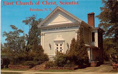 First Church of Christ, Scientist Potsdam, New York Postcard