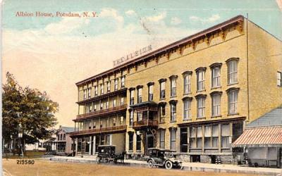 Albion House Potsdam, New York Postcard