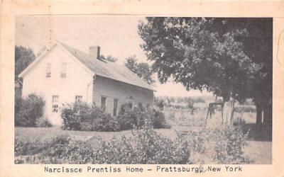 Narcissce Prentiss Home Prattsburg, New York Postcard