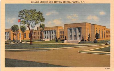 Pulaski Academy & Central School New York Postcard