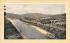 View from Hawk's Nest Road Port Jervis, New York Postcard