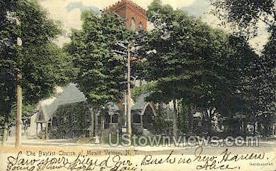 Baptist Church  - Mt Vernon, New York NY Postcard