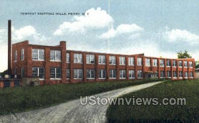 Tempest Knitting Mills - Perry, New York NY Postcard