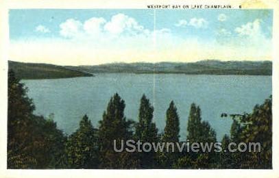 Westport Bay - Lake Champlain, New York NY Postcard