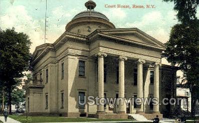 Court House - Rome, New York NY Postcard