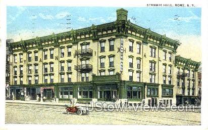 Stanwix Hall - Rome, New York NY Postcard