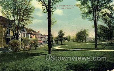 Fort Stanwix Park - Rome, New York NY Postcard