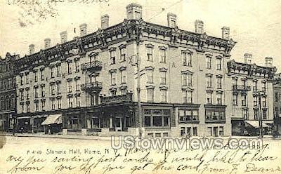 Stanwix Hall - Rome, New York NY Postcard