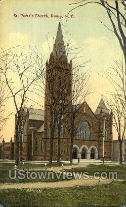 St. Peter's Church - Rome, New York NY Postcard