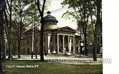 Court House - Rome, New York NY Postcard