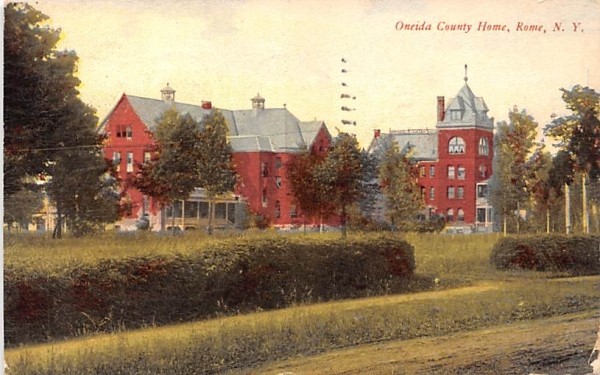 Oneida County Home Rome, New York Postcard