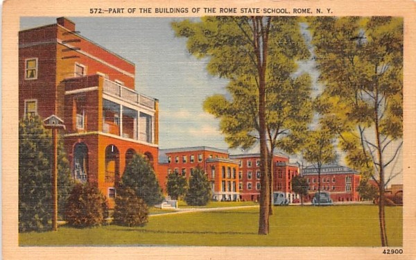Rome State School New York Postcard