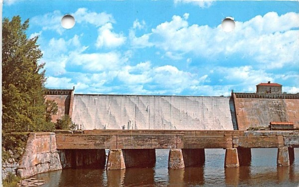 View of Delta Dam Rome, New York Postcard