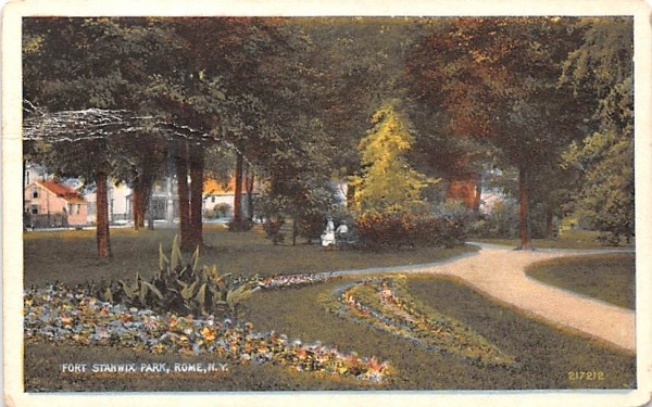 Fort Stanwix Park Rome, New York Postcard