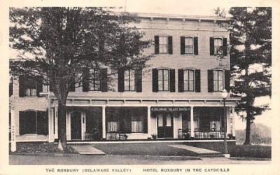 The Roxbury Delaware Valley Hotel New York Postcard