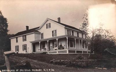 Birthplace of Jay Gould Roxbury, New York Postcard