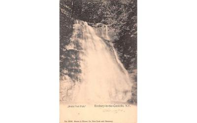 Bridal Veil Falls Roxbury, New York Postcard