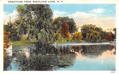 Greetings from  Rockland Lake, New York Postcard