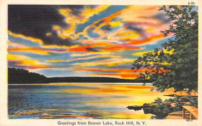 Greetings From Rock Hill, New York Postcard