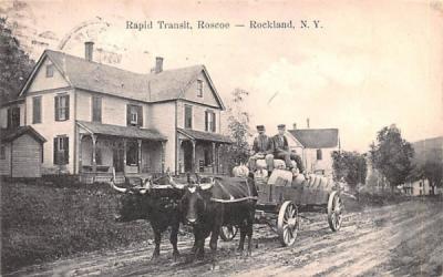 Rapid Transit Rockland, New York Postcard