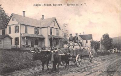 Rapid Transit Rockland, New York Postcard