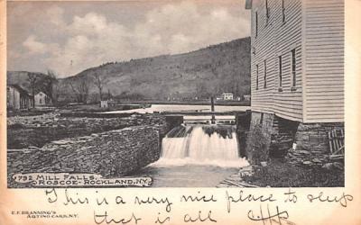 Mill Falls Rockland, New York Postcard