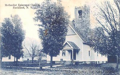 Methodist Episcopal Church Rockland, New York Postcard