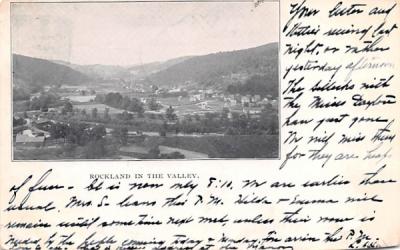 In the Valley Rockland, New York Postcard