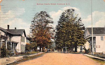 Sullivan County Street Rockland, New York Postcard