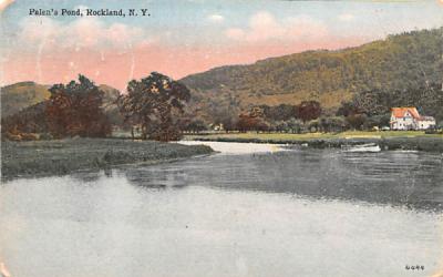 Palen's Pond Rockland, New York Postcard